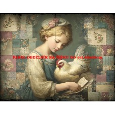 Látkový panel kolekce NA FARMĚ 594-71 Látkový panel kolekce NA FARMĚ 594-71