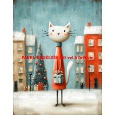 Látkový panel VÁNOČNÍ 578-248 Látkový panel VÁNOČNÍ 578-248