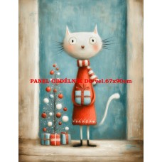 Látkový panel VÁNOČNÍ 578-249 Látkový panel VÁNOČNÍ 578-249