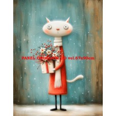 Látkový panel VÁNOČNÍ 578-250 Látkový panel VÁNOČNÍ 578-250