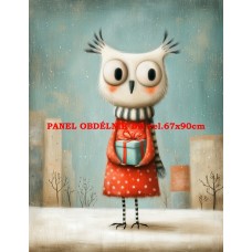 Látkový panel VÁNOČNÍ 578-254 Látkový panel VÁNOČNÍ 578-254