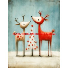 Látkový panel VÁNOČNÍ 578-255 Látkový panel VÁNOČNÍ 578-255