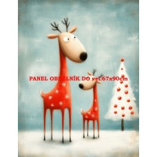 Látkový panel VÁNOČNÍ 578-257 Látkový panel VÁNOČNÍ 578-257