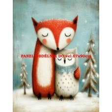 Látkový panel VÁNOČNÍ 578-259 Látkový panel VÁNOČNÍ 578-259