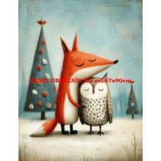 Látkový panel VÁNOČNÍ 578-261 Látkový panel VÁNOČNÍ 578-261