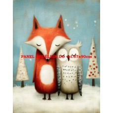 Látkový panel VÁNOČNÍ 578-262 Látkový panel VÁNOČNÍ 578-262