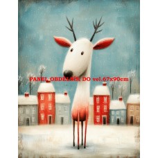 Látkový panel VÁNOČNÍ 578-266 Látkový panel VÁNOČNÍ 578-266