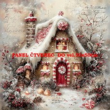 Látkový panel kolekce VÁNOCE 578-380 Látkový panel kolekce VÁNOCE 578-380