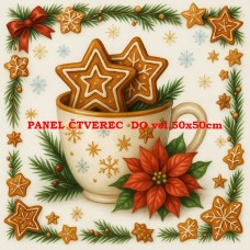 BAVLNĚNÝ PANEL 10x10 cm kp296 BAVLNĚNÝ PANEL 10x10 cm kp296