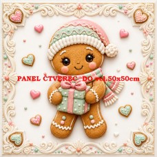 Látkový panel kolekce PERNÍČKOVÉ VÁNOCE 587-947 Látkový panel kolekce PERNÍČKOVÉ VÁNOCE 587-947