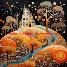 BAVLNĚNÝ PANEL 25x25 cm flp649 BAVLNĚNÝ PANEL 25x25 cm flp649