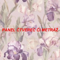 Látkový panel či metráž kolekce KVĚTINY 300-153 Látkový panel či metráž kolekce KVĚTINY 300-153