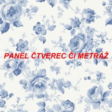 Látkový panel či metráž kolekce KVĚTINY 300-179 Látkový panel či metráž kolekce KVĚTINY 300-179