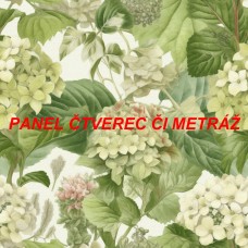Látkový panel či metráž kolekce KVĚTINY 300-182 Látkový panel či metráž kolekce KVĚTINY 300-182