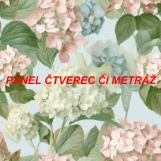 Látkový panel či metráž kolekce KVĚTINY 300-183 Látkový panel či metráž kolekce KVĚTINY 300-183