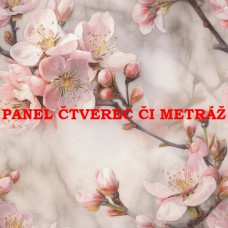 Látkový panel či metráž kolekce KVĚTINY 300-6 Látkový panel či metráž kolekce KVĚTINY 300-6