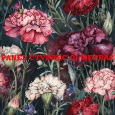 Látkový panel či metráž kolekce KVĚTINY 300-65 Látkový panel či metráž kolekce KVĚTINY 300-65