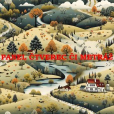 Látkový panel či metráž kolekce KRAJINA, DŮM 311-72 Látkový panel či metráž kolekce KRAJINA, DŮM 311-72