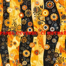 Látkový panel či metráž kolekce KLIMT ART 319-563 Látkový panel či metráž kolekce KLIMT ART 319-563