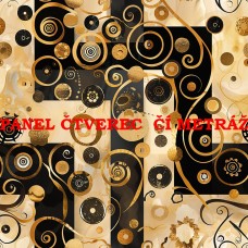 Látkový panel či metráž kolekce KLIMT ART 319-564 Látkový panel či metráž kolekce KLIMT ART 319-564