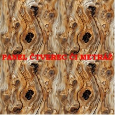 Látkový panel či metráž kolekce DŘEVO 325-36 Látkový panel či metráž kolekce DŘEVO 325-36