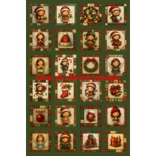 Látkový panel - na adventní kalendář, pexeso 334-176 bez čísel Látkový panel - na adventní kalendář, pexeso 334-176 bez čísel