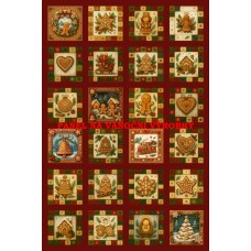 Látkový panel - na adventní kalendář, pexeso 334-180 bez čísel Látkový panel - na adventní kalendář, pexeso 334-180 bez čísel