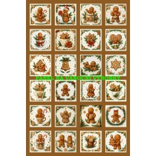 Látkový panel - na adventní kalendář, pexeso 334-207 Látkový panel - na adventní kalendář, pexeso 334-207