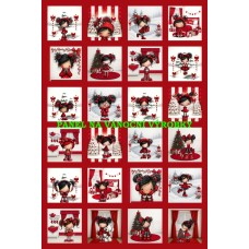 Látkový panel - na adventní kalendář, pexeso 334-209 Látkový panel - na adventní kalendář, pexeso 334-209