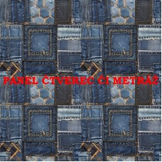 Látkový panel či metráž kolekce DENIM 369-194 Látkový panel či metráž kolekce DENIM 369-194