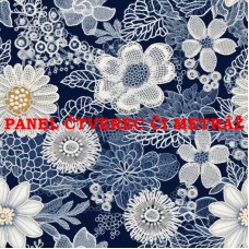 Látkový panel či metráž kolekce DENIM 369-21 Látkový panel či metráž kolekce DENIM 369-21