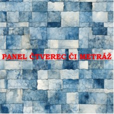 Látkový panel či metráž kolekce DENIM 369-4 Látkový panel či metráž kolekce DENIM 369-4