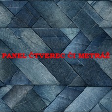 Látkový panel či metráž kolekce DENIM 369-75 Látkový panel či metráž kolekce DENIM 369-75