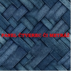 Látkový panel či metráž kolekce DENIM 369-76 Látkový panel či metráž kolekce DENIM 369-76