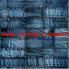 Látkový panel či metráž kolekce DENIM 369-83 Látkový panel či metráž kolekce DENIM 369-83
