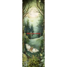 Látkový panel na záložku - kolekce MAGICKÝ LES - 399-42 Látkový panel na záložku - kolekce MAGICKÝ LES - 399-42