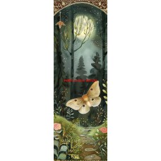 Látkový panel na záložku - kolekce MAGICKÝ LES - 399-43 Látkový panel na záložku - kolekce MAGICKÝ LES - 399-43