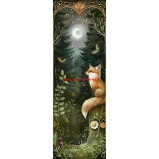 Látkový panel na záložku - kolekce MAGICKÝ LES - 399-46 Látkový panel na záložku - kolekce MAGICKÝ LES - 399-46