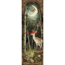 Látkový panel na záložku - kolekce MAGICKÝ LES - 399-47 Látkový panel na záložku - kolekce MAGICKÝ LES - 399-47