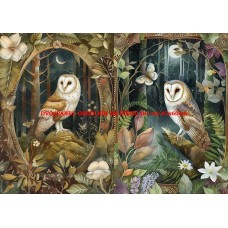 Látkový dvojpanel - kolekce MAGICKÝ LES 399-50 Látkový dvojpanel - kolekce MAGICKÝ LES 399-50