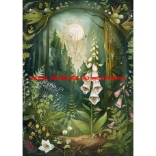 Látkový panel kolekce MAGICKÝ LES 399-59 Látkový panel kolekce MAGICKÝ LES 399-59