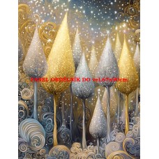 Látkový panel kolekce ZLATÁ ELFÍ MAGIE 502-4 Látkový panel kolekce ZLATÁ ELFÍ MAGIE 502-4