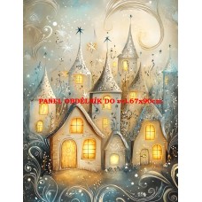 Látkový panel kolekce ZLATÁ ELFÍ MAGIE 502-56 Látkový panel kolekce ZLATÁ ELFÍ MAGIE 502-56