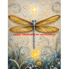Látkový panel kolekce ZLATÁ ELFÍ MAGIE 502-72 Látkový panel kolekce ZLATÁ ELFÍ MAGIE 502-72