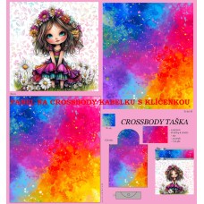 PANEL NA CROSSBODY TAŠTIČKU S KLÍČENKOU / 511d-159 PANEL NA CROSSBODY TAŠTIČKU S KLÍČENKOU / 511d-159