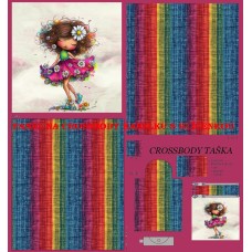 PANEL NA CROSSBODY TAŠTIČKU S KLÍČENKOU / 511d-209 PANEL NA CROSSBODY TAŠTIČKU S KLÍČENKOU / 511d-209