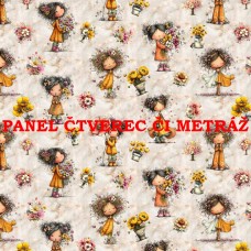 Látkový panel či metráž Í 520-96 Látkový panel či metráž Í 520-96