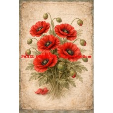 Látkový panel kolekce VLČÍ MÁKY 531-280 Látkový panel kolekce VLČÍ MÁKY 531-280