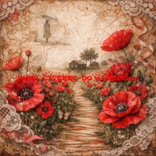 Látkový panel kolekce VLČÍ MÁKY 531-285 Látkový panel kolekce VLČÍ MÁKY 531-285