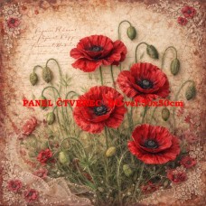 Látkový panel kolekce VLČÍ MÁKY 531-288 Látkový panel kolekce VLČÍ MÁKY 531-288